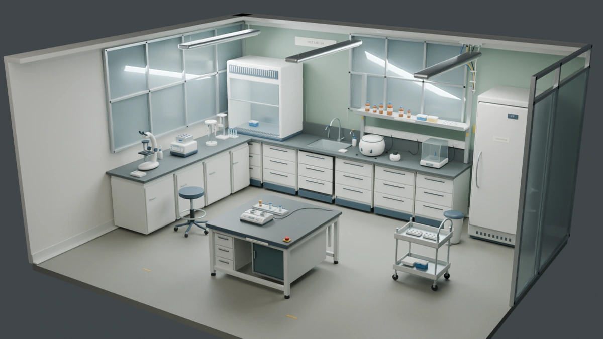 Laboratory workspace
