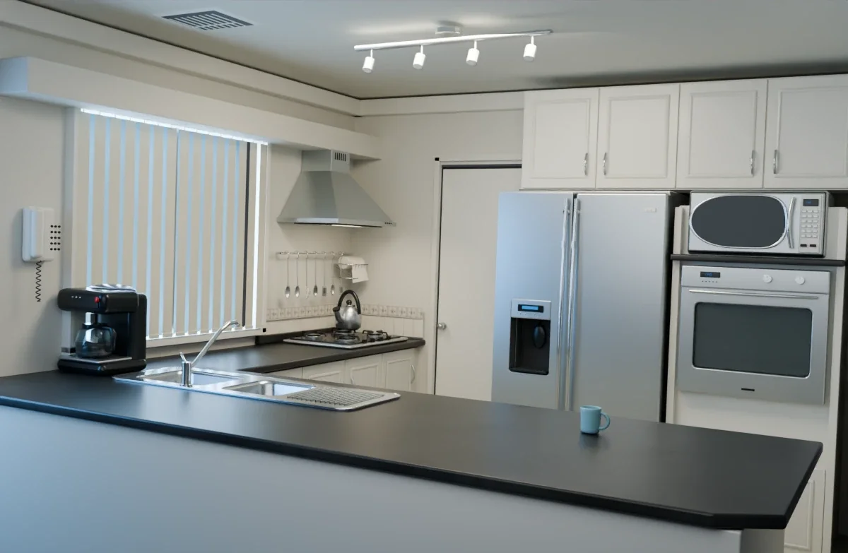 Everyday kitchen, rebuilt from one photograph