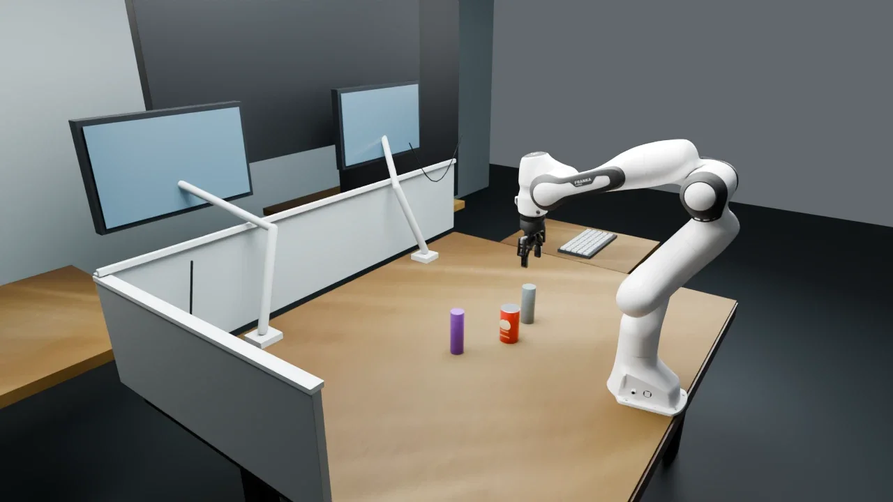 Office desk starter, cylinder stacking